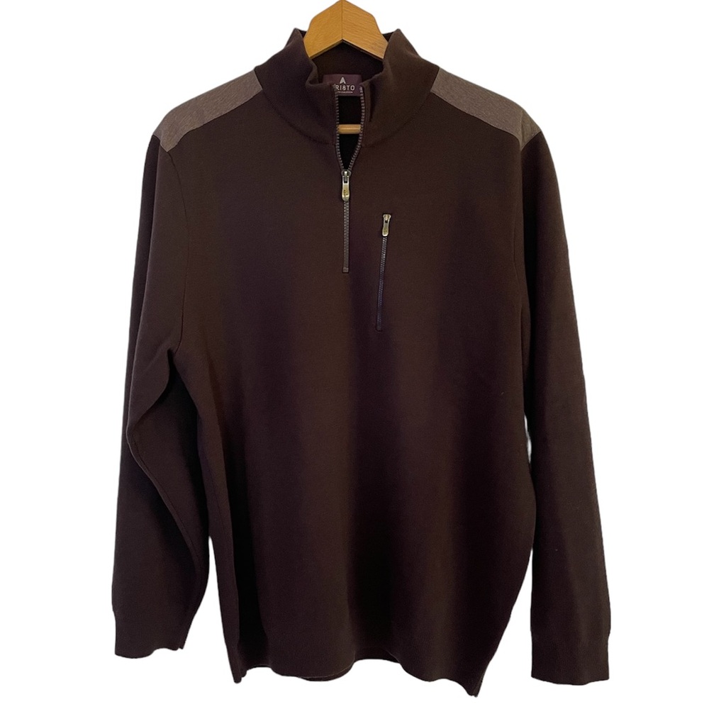 Aristo Eighteen Dunkirk Golf Sweater Sz XL